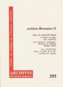 2009 - Archives Bernanos n°11