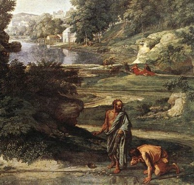 Nicolas Poussin, Paysage avec Diogène, 1647