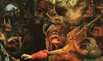 Grünewald, Tentation de saint Antoine, 1512-1515 (détail)