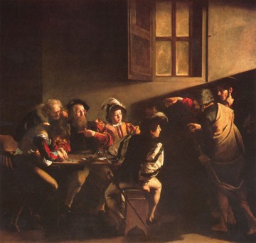 Michelangelo Merisi, dit Le Caravage, La vocation de saint Matthieu, 1600