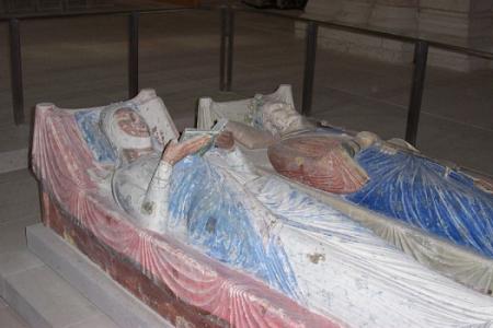 Abbaye royale de Fontevraud, Richard Cœur-de-Lion et sa belle-sœur Isabelle d'Angoulême.